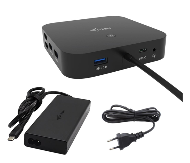 I-TEC USB-C - HDMI Dual DP Docking Station + PD 100W z zasilaczem - 1196932 - zdjęcie